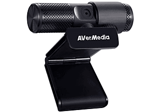 Webcam - Avermedia Live Streamer CAM 313 PW313, Cámara Web Youtuber, FHD, CMOS, USB, MJPEG y YUY2, Negro