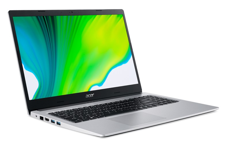Portátil - Acer Aspire 3, 15.6" Full-HD, AMD Ryzen™ 5 3500U, 8GB, 512 GB SSD, FreeDOS, Plata