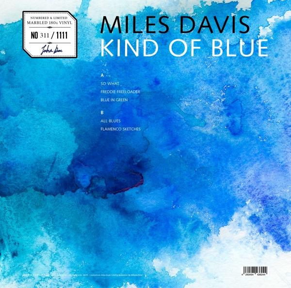 Miles Davis - Kind Of Blue (Blue Marbled LP)  - (Vinyl)