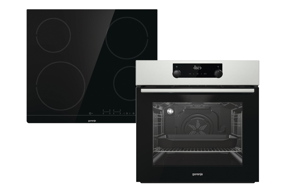 GORENJE Backofen inkl Kochfeld Jump Set I, Backofen, Kochfeld (Strahlungsheizung)
