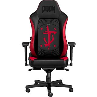 NOBLECHAIRS Hero Doom Edition - Gaming Stuhl (Schwarz/Rot)