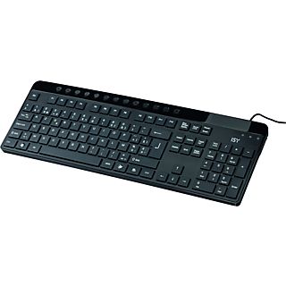 ISY Slim Standard Toetsenbord AZERTY Zwart (IKE-3100-BE)