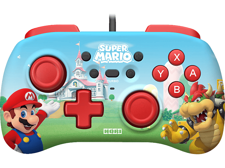 HORI Mini Controller - Mario Mehrfarbig für Nintendo Switch, PC