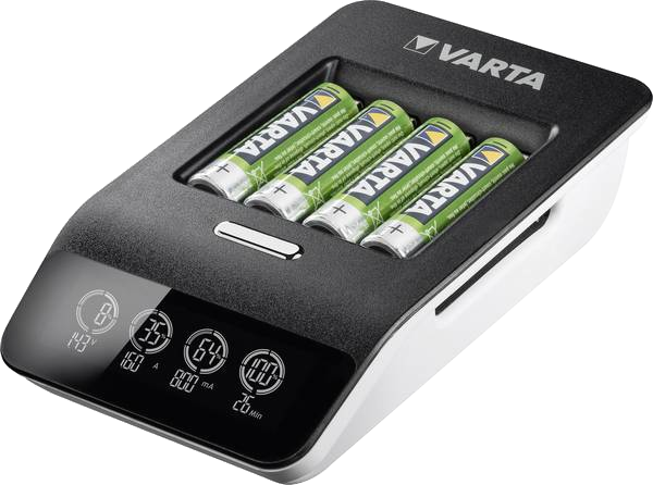 VARTA LCD Ultra-Fast-Plus gyorstöltő, fekete