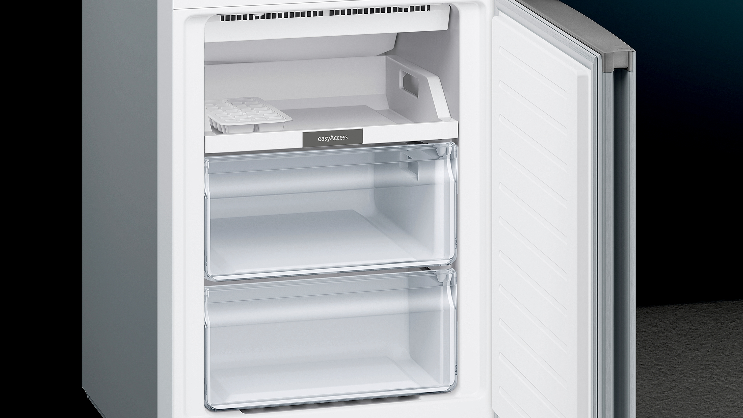 SIEMENS KG39N2LEA IQ300 Kühlgefrierkombination (E, 400 l, 2030 mm hoch, inox-look)