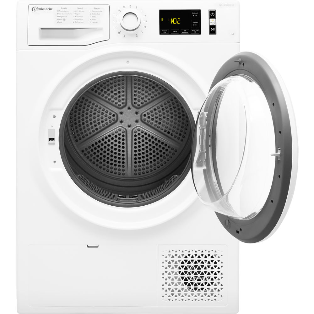 BAUKNECHT T SENSE M11 8X3WK DE Wärmepumpentrockner (8 kg, A+++, Weiß)