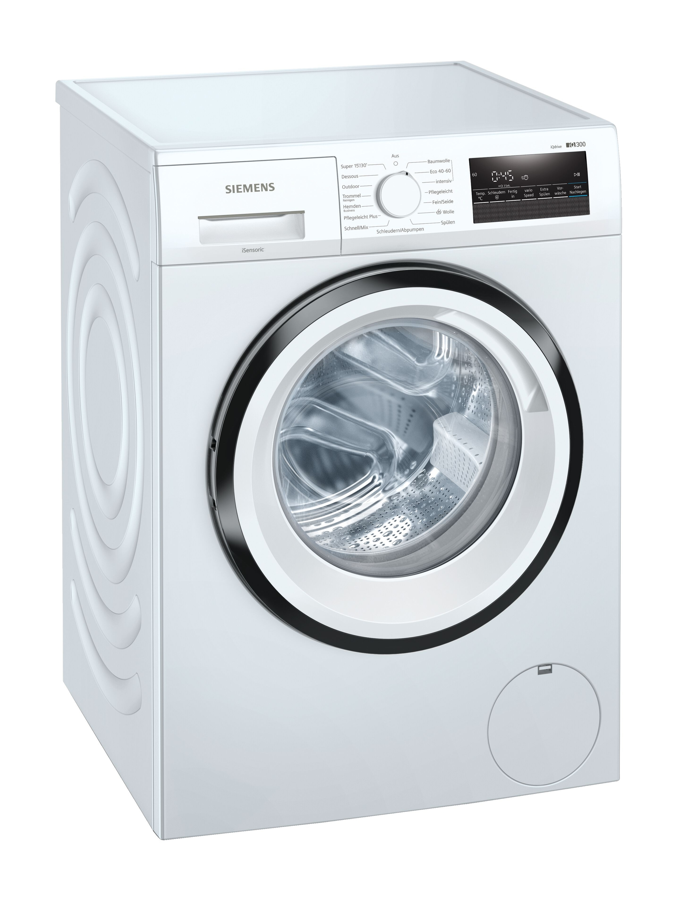 SIEMENS WM14NKECO iQ 300 Waschmaschine Frontlader (8 kg, 1400 U/Min., C, Frontlader)