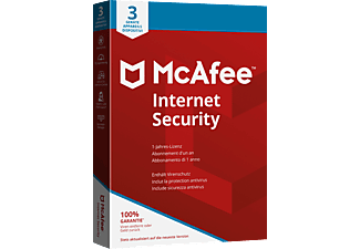 Internet Security (3 appareils/1 an) - PC/MAC - Allemand, Français, Italien