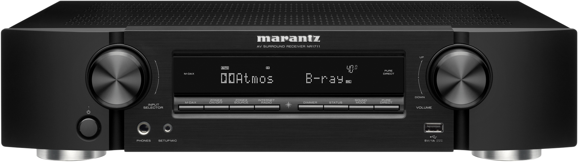 MARANTZ NR-1711 7.2 házimozi rádióerősítő, fekete