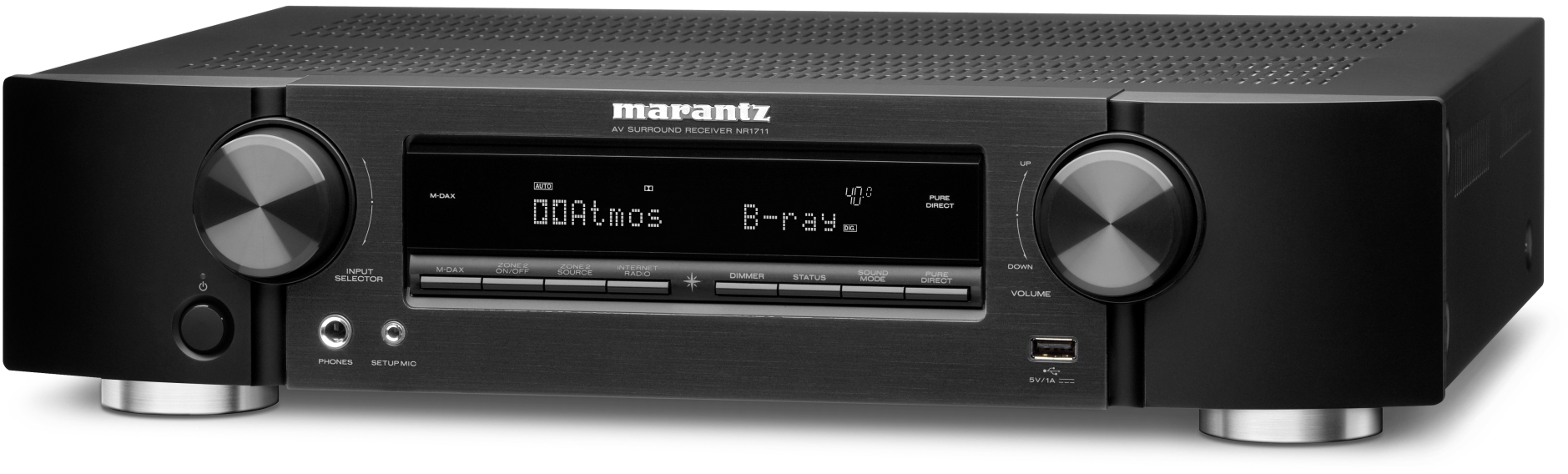 MARANTZ NR-1711 7.2 házimozi rádióerősítő, fekete