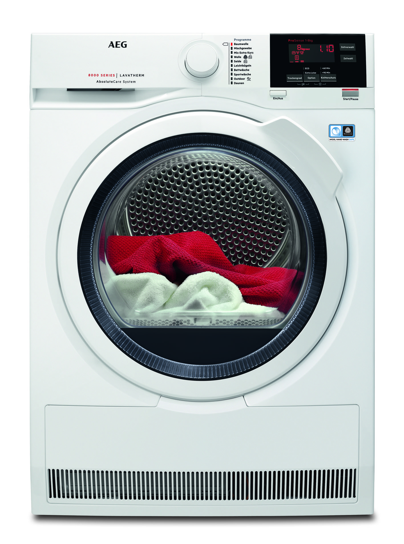 AEG T8DB66580 Wärmepumpentrockner 8000er Serie (8 kg, A++, Weiß)