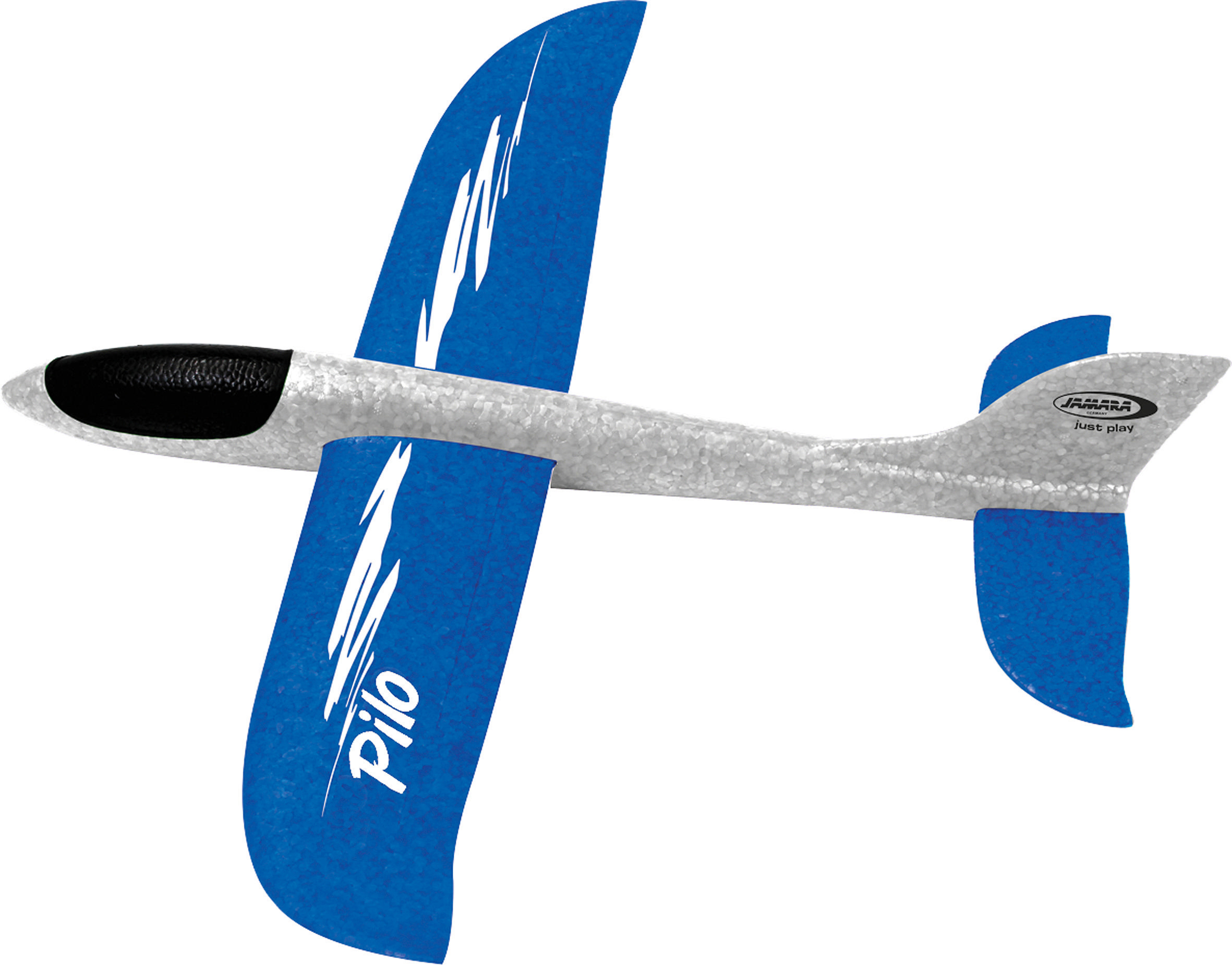 Pilo Schaumwurfgleiter Weiß/Blau KIDS JAMARA Spielzeugflugzeug