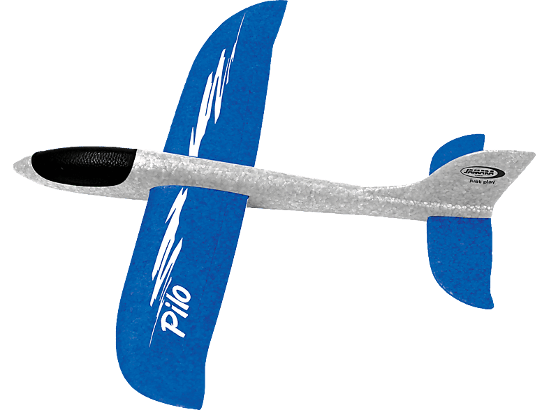 JAMARA KIDS Pilo Schaumwurfgleiter  Spielzeugflugzeug Weiß/Blau