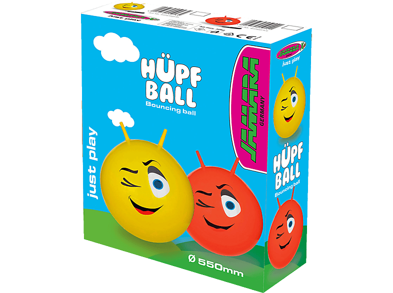 JAMARA KIDS Hüpfball Eye Hüpfball Rot | Gartenspielzeug