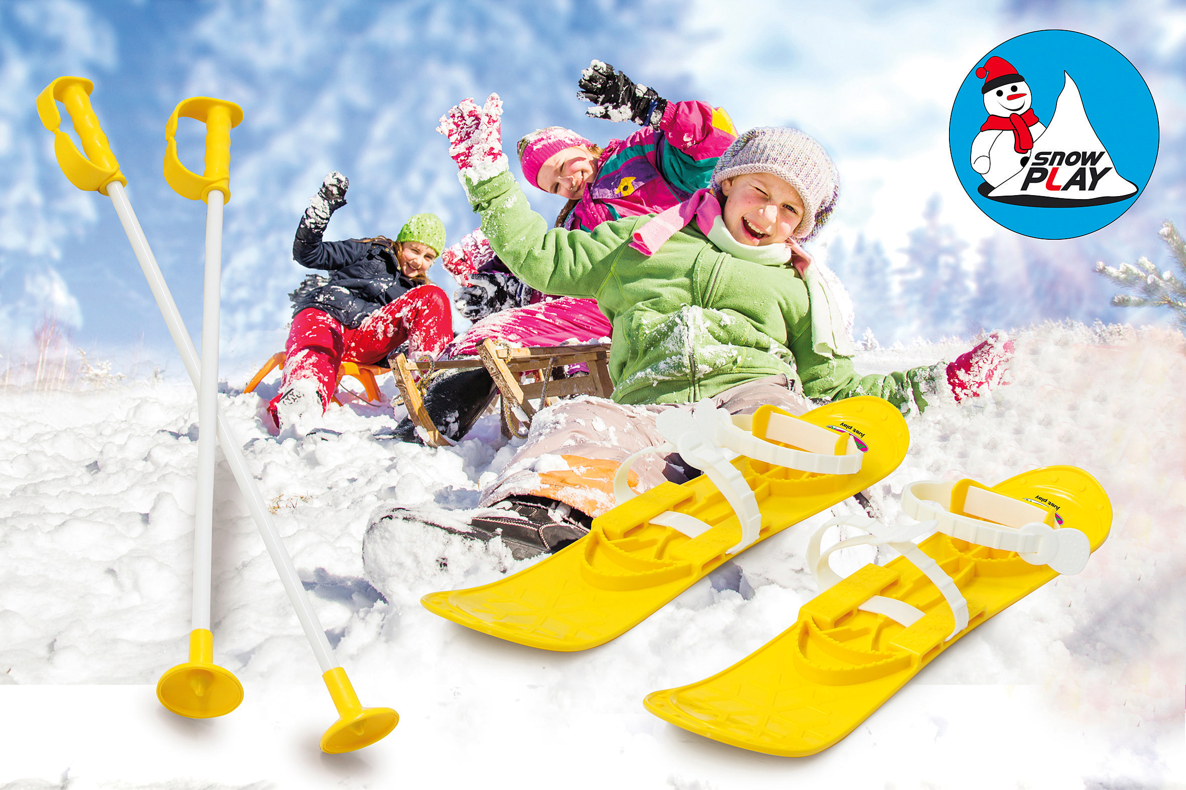 JAMARA KIDS Funny Carve Schneespielzeug Gelb