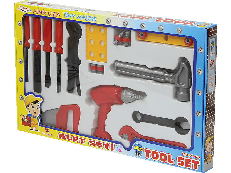 Spielset tlg. 25 Mehrfarbig JAMARA Toolkids Werkzeugset KIDS