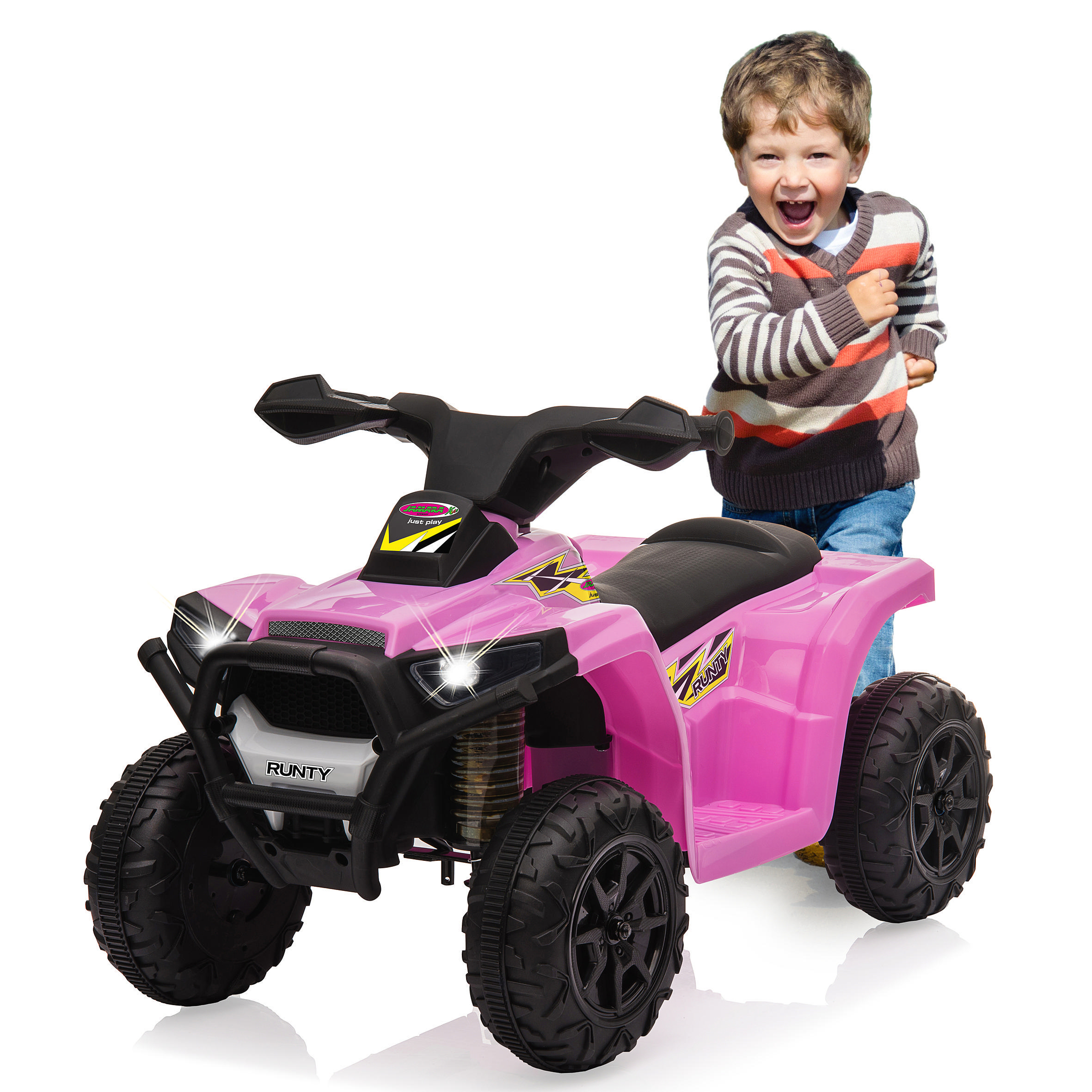 JAMARA Ride-On Mini Quad Runty 6V Kinderfahrzeug Pink