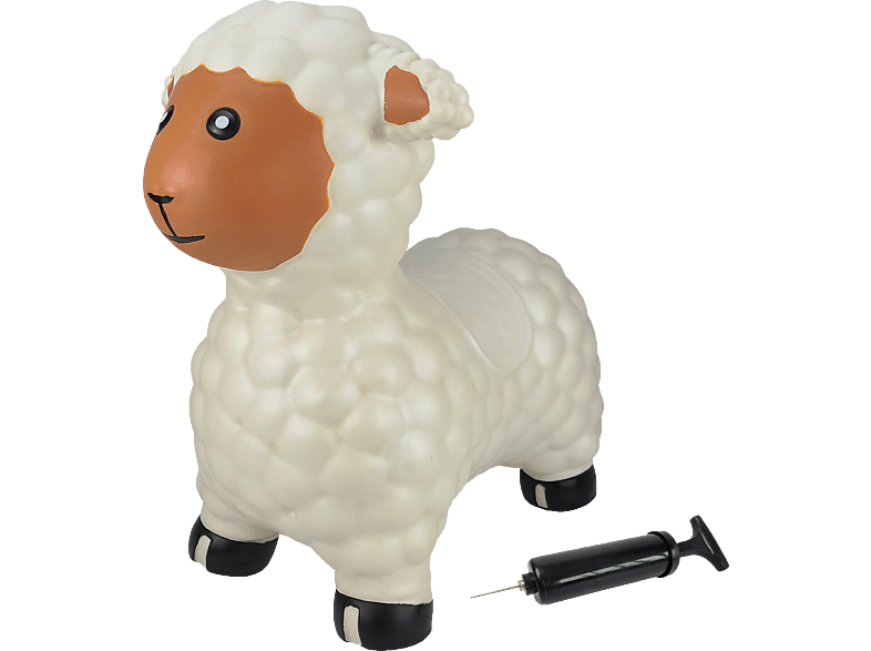 JAMARA Hüpftier Schaf (mit Pumpe) Hüpftier Weiß