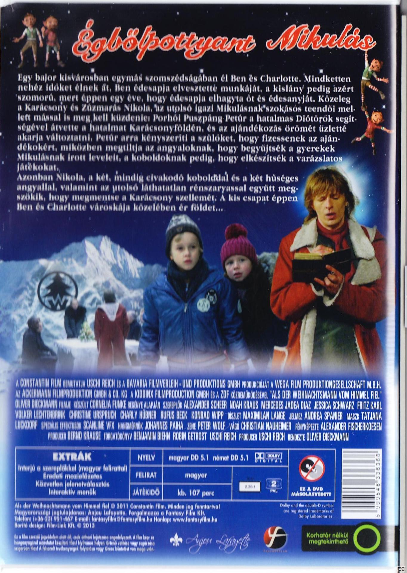 DVD tok hátulja szöveggel és fotókkal. Egy férfi gyerekekkel elöl.