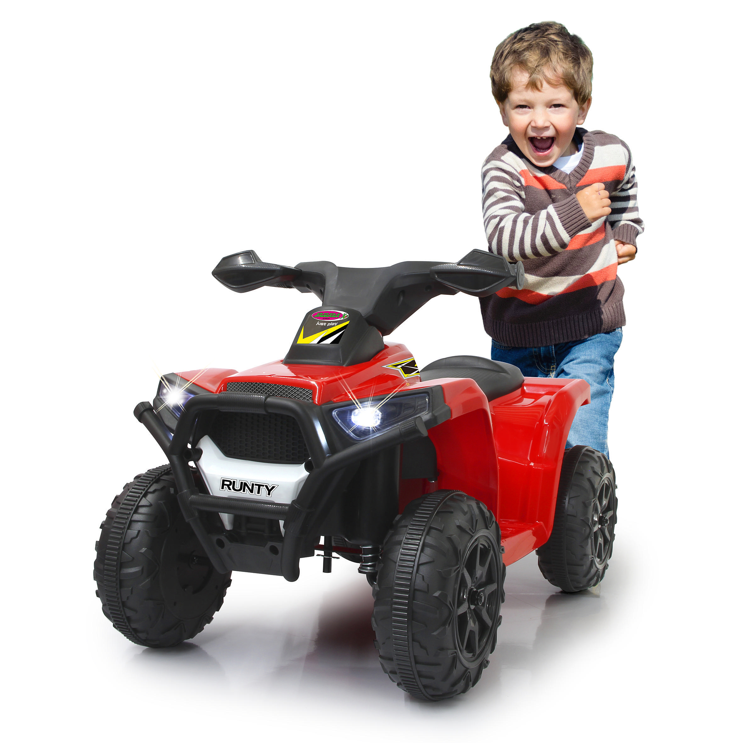 JAMARA Ride-On Mini Quad Runty 6V Kinderfahrzeug Rot