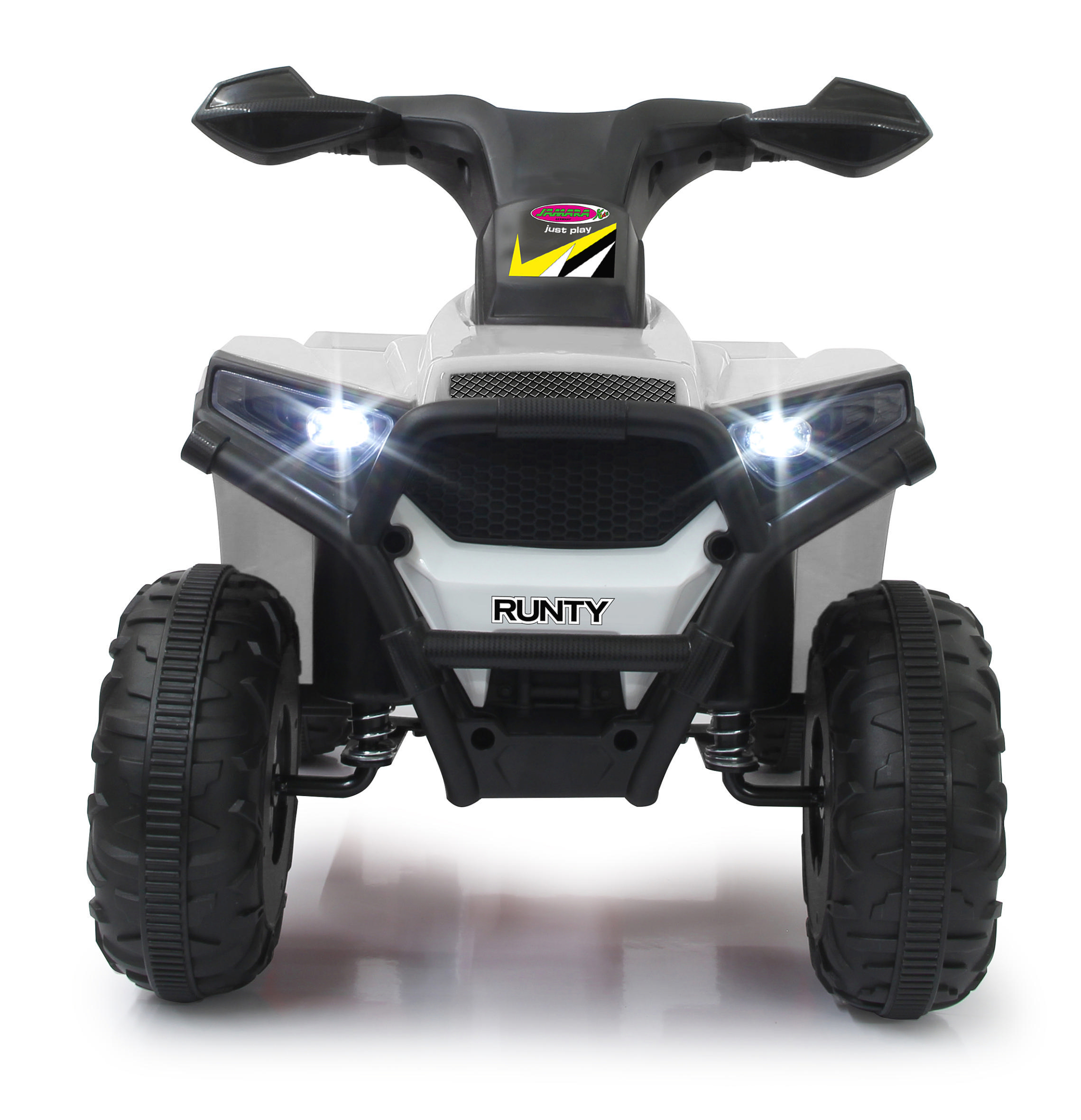 JAMARA Ride-On Mini Quad Runty 6V Kinderfahrzeug Weiß