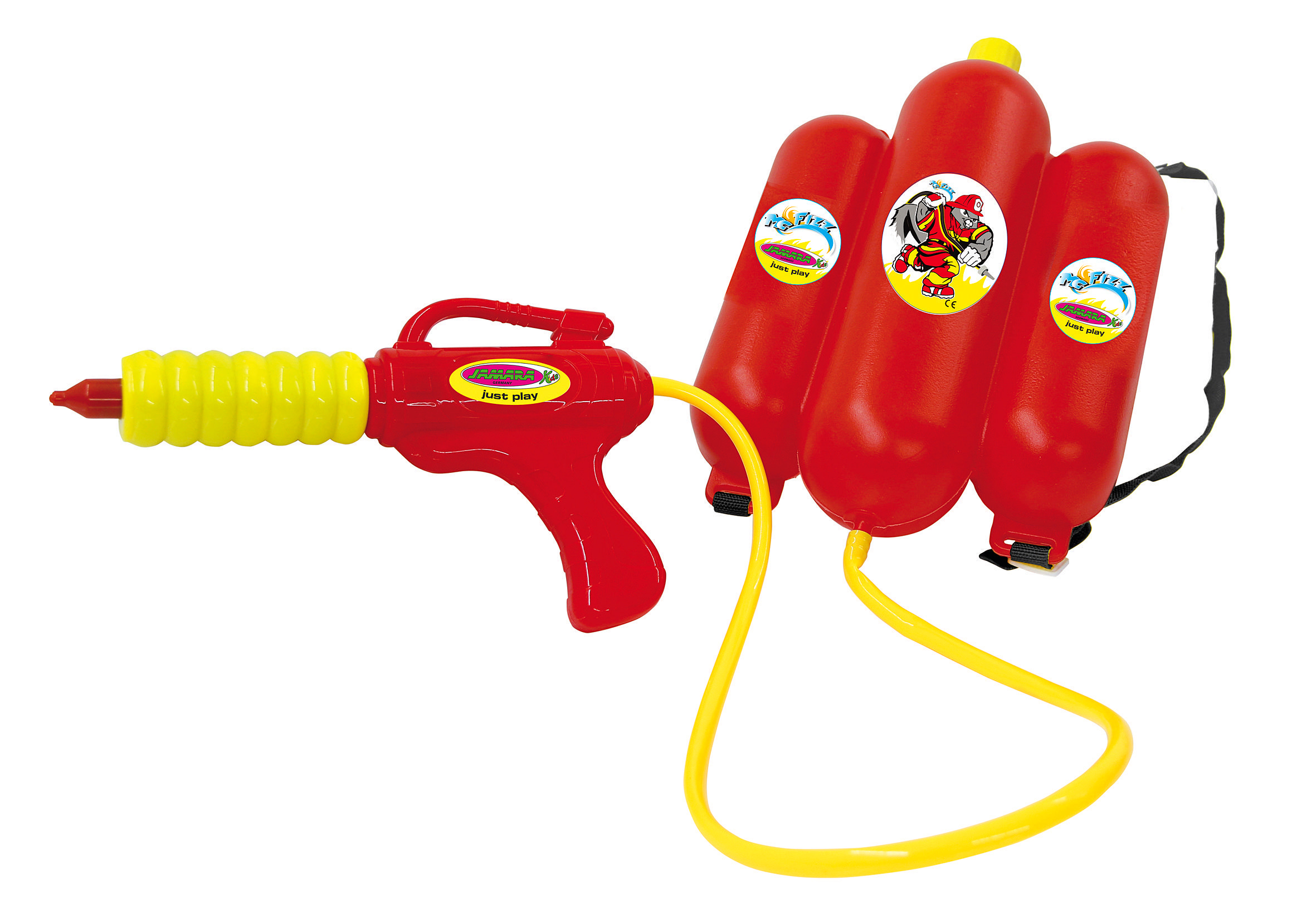 JAMARA KIDS Mc Wasserspritze Rot/Gelb Fizz Spielzeugwasserspritze