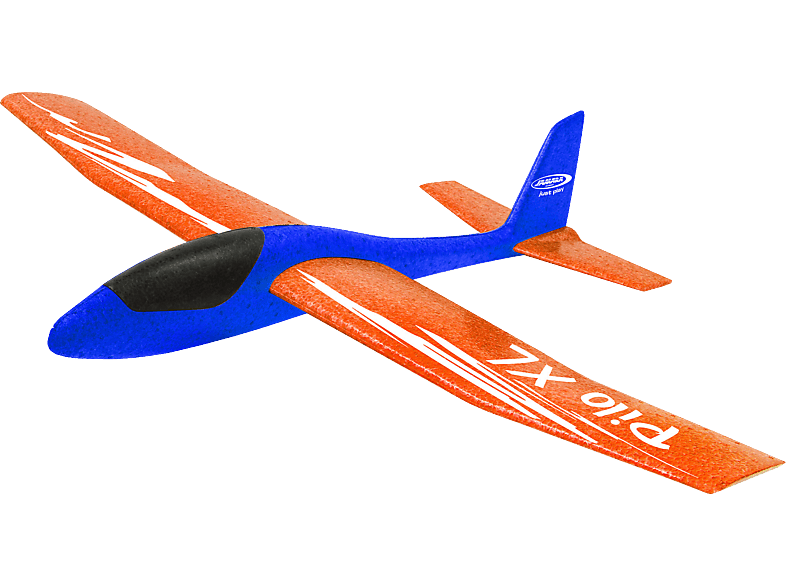 Pilo XL Spielzeugflugzeug Orange/Blau EPP Schaumwurfgleiter JAMARA