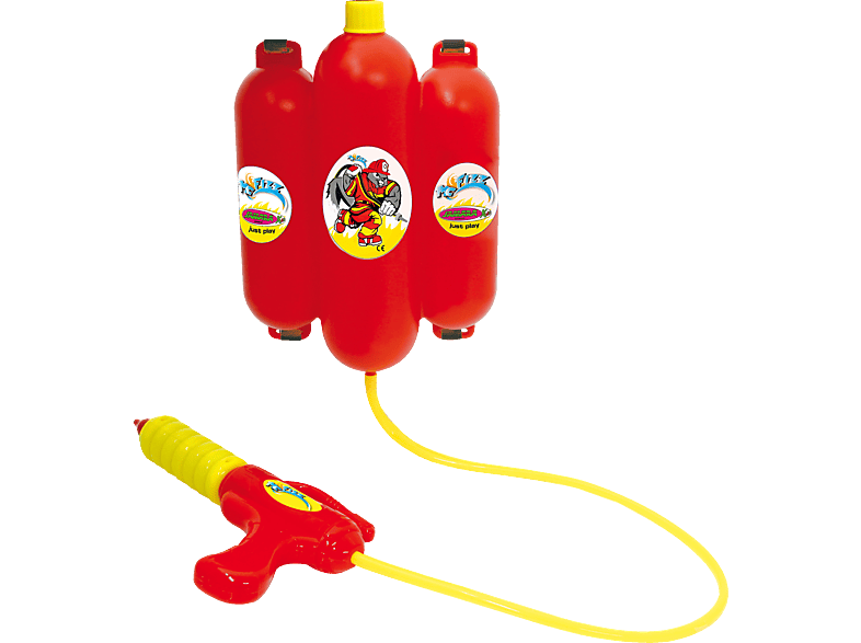 JAMARA KIDS Mc Fizz Wasserspritze Rot/Gelb Spielzeugwasserspritze