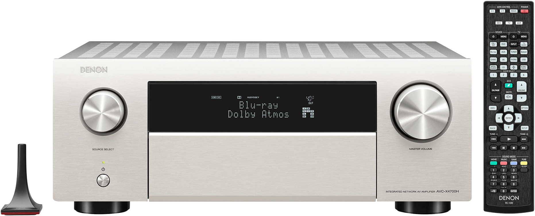 DENON AVC-X 4700 H 9.2 házimozi rádióerősítő, ezüst
