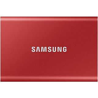 REACONDICIONADO B: Disco duro SSD  externo 2 TB - Samsung MU-PC2T0R, Externo, USB Tipo C, SSD, Rojo