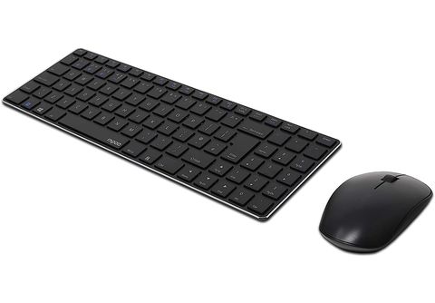 Rapoo 8210M teclado Ratón incluido Bluetooth QWERTY Negro