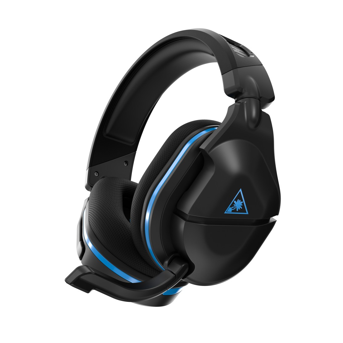 Schwarzes und blaues Turtle Beach Gaming-Headset.