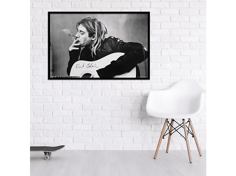 GB EYE Nirvana Cobain Poster Smoking Guitar Poster Großformatige Kurt