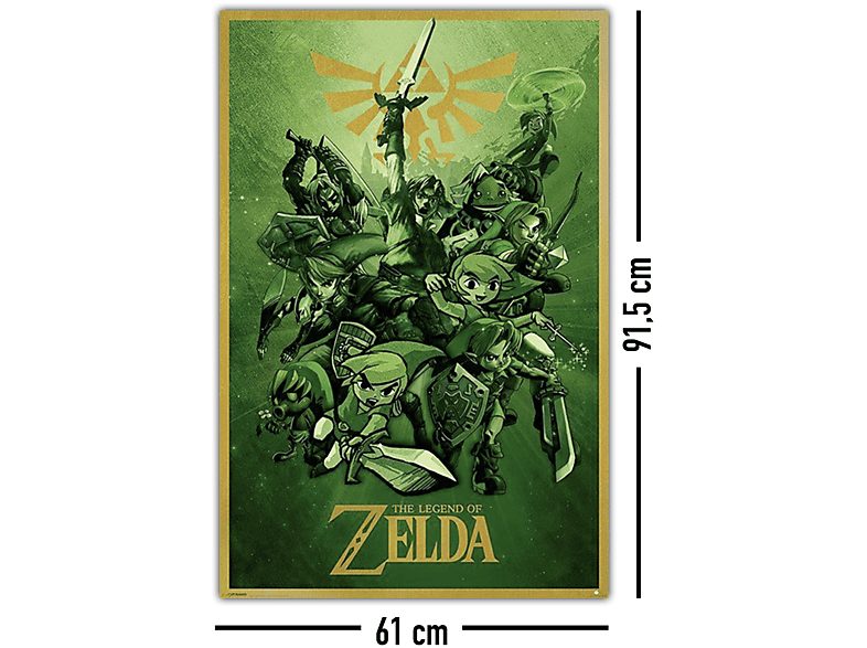 Link Zelda Poster PYRAMID Poster The Großformatige of INTERNATIONAL Legend