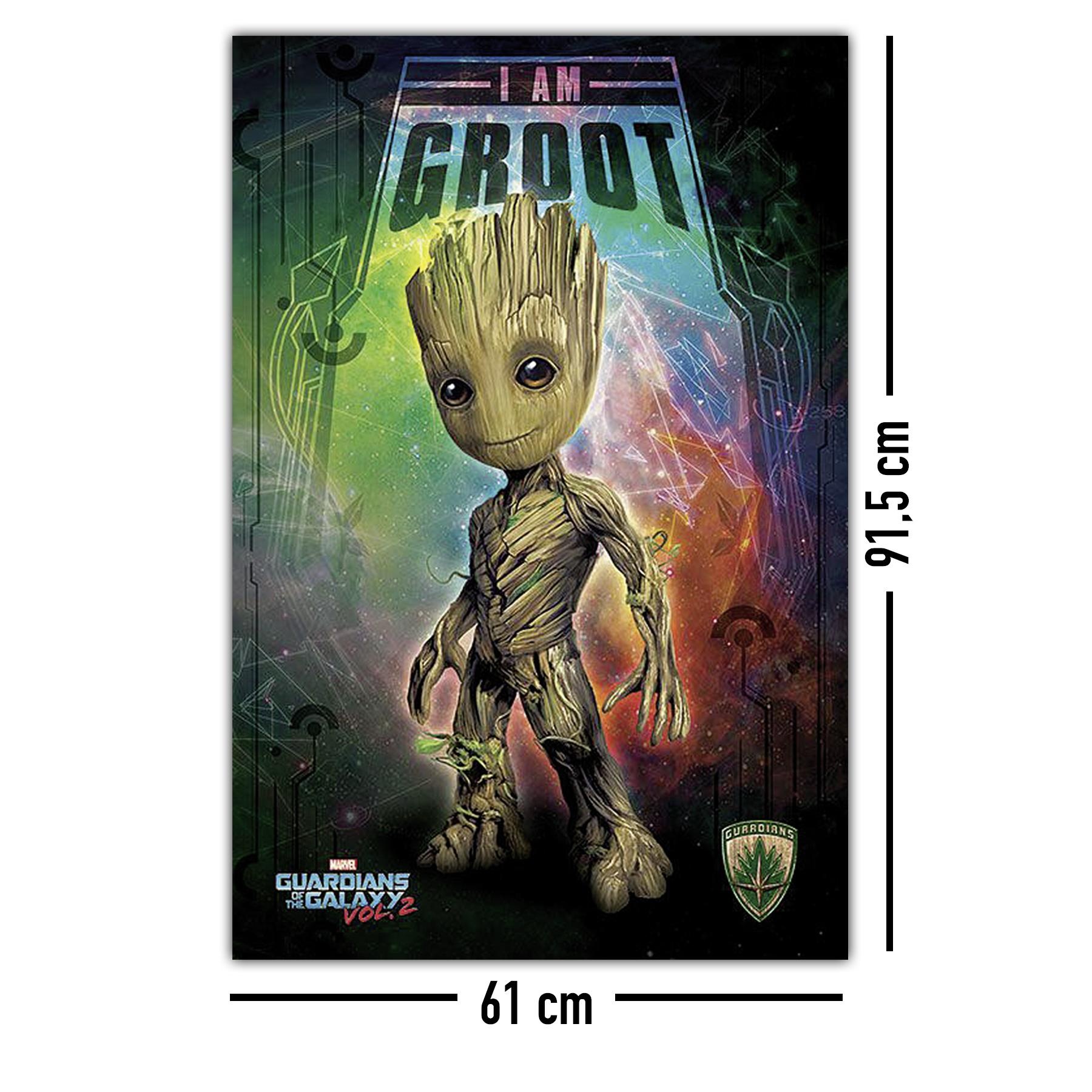 PYRAMID INTERNATIONAL Guardians of the Galaxy Vol. 2 Poster Kid Groot Großformatige Poster