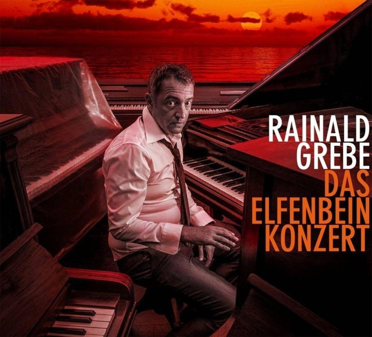Mann am Klavier. Text: RAINALD GREBE, DAS ELFENBEIN KONZERT.