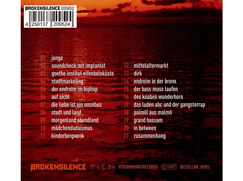 Thumbnail - Rainald Grebe - Das Elfenbeinkonzert (CD)