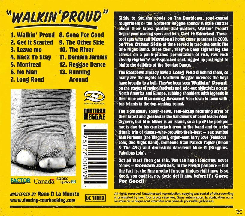 Beatdown - Walkin' Proud  - (CD)