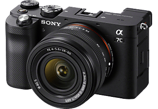 SONY Systemkamera Alpha 7C Gehäuse + 28-60 mm Zoomobjektiv, schwarz