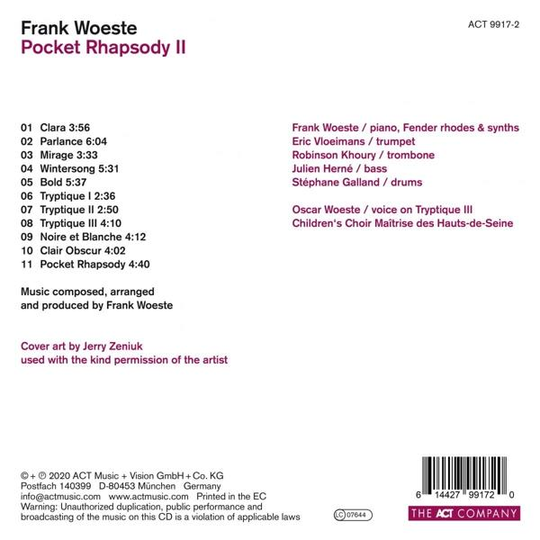 Albumcover mit Text und Credits, weißer Hintergrund.