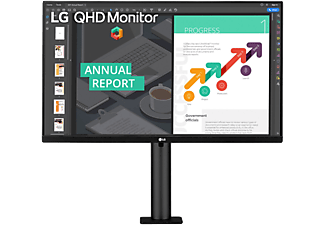 LG 27QN880-B 27'' Sík QHD 75Hz 16:9 FreeSync IPS LED Monitor