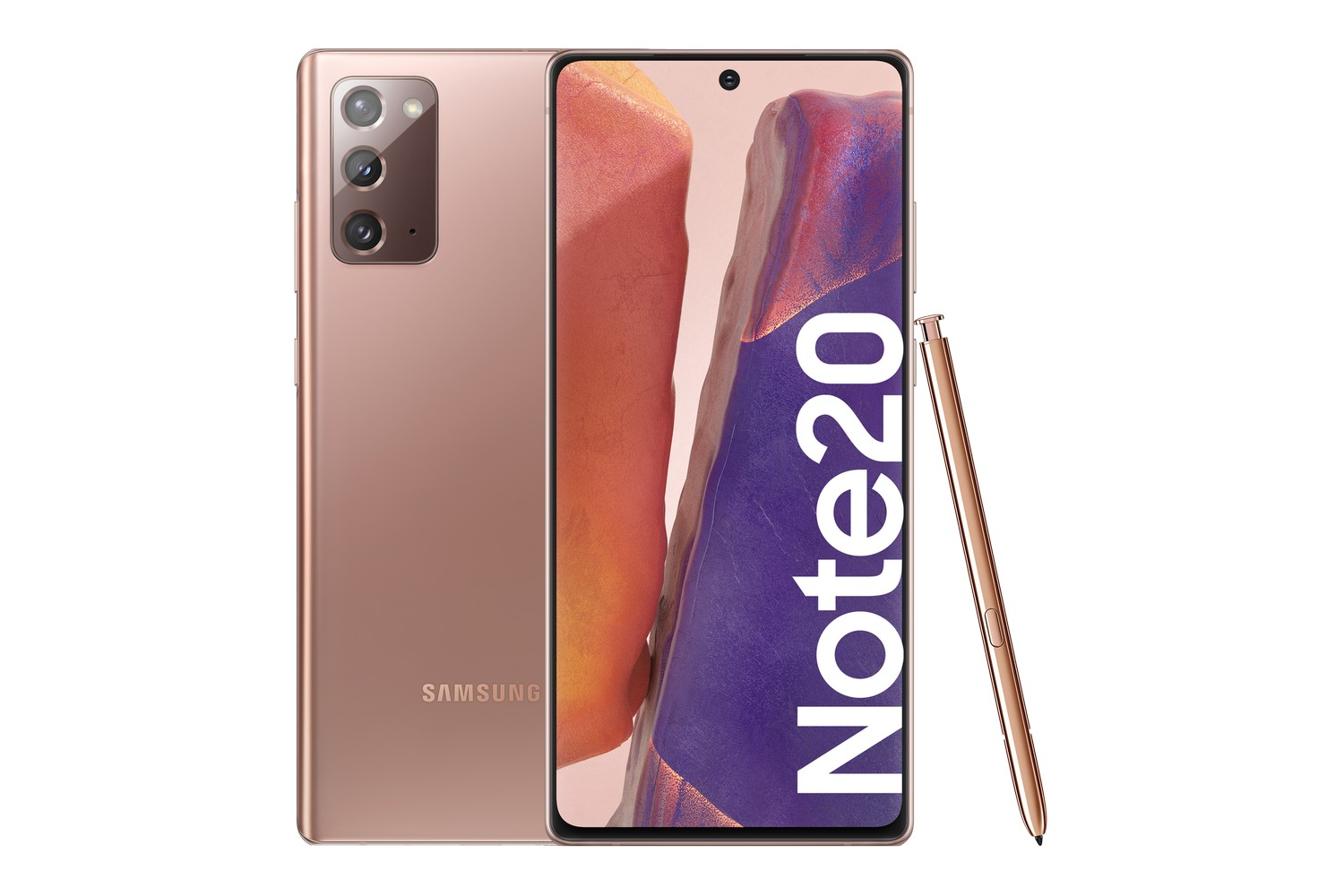 Móvil - Samsung Galaxy Note 20 4G, Bronce, 256GB, 8GB RAM, 6.7" FHD+, Exynos 990, 4300 mAh, S Pen, Android