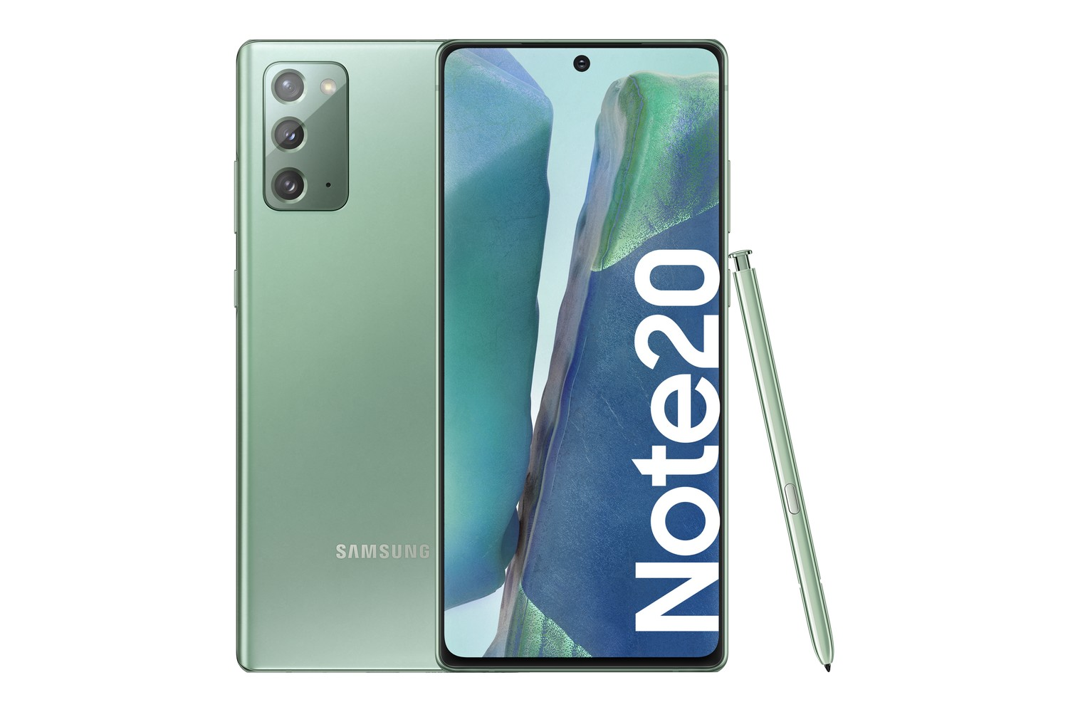 Móvil - Samsung Galaxy Note 20 4G, Verde, 256GB, 8GB RAM, 6.7" FHD+, Exynos 990, 4300 mAh, S Pen, Android