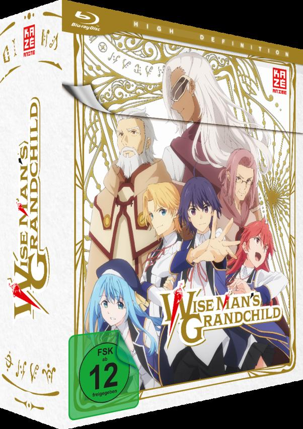 Anime-Filmbox mit mehreren Charakteren auf der Vorderseite.