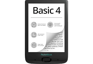 POCKETBOOK Basic 4 8GB Fekete e-book olvasó