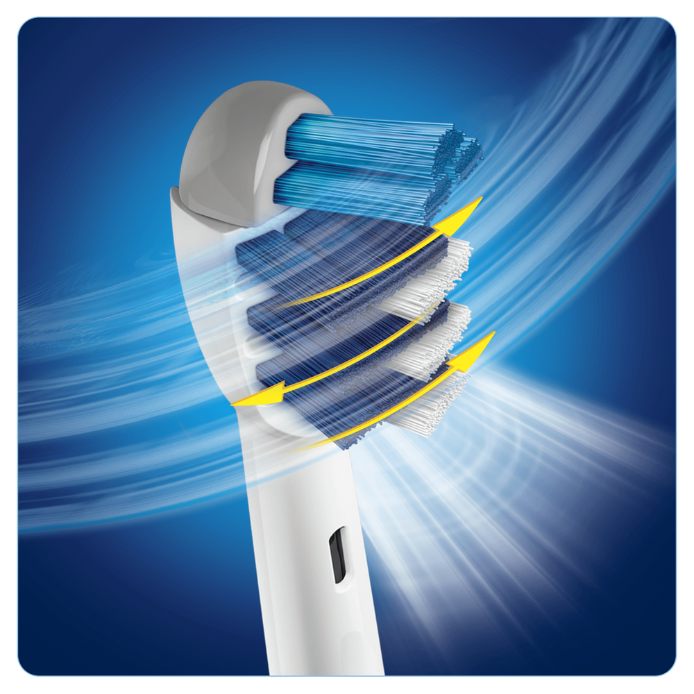 Recambio para cepillo dental - Oral-B, TriZone, para Cepillo De Dientes Eléctrico 2 Unidades, blanco