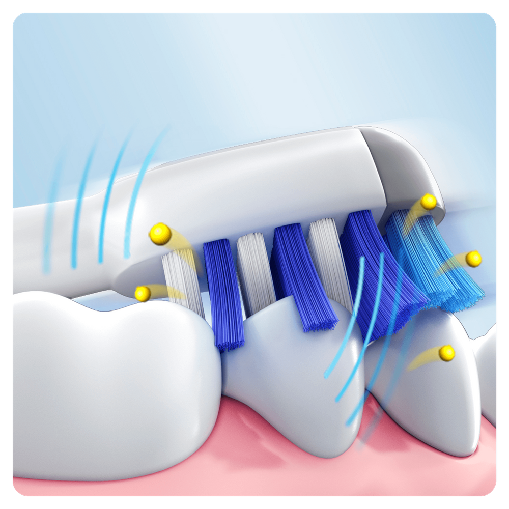 Recambio para cepillo dental - Oral-B, TriZone, para Cepillo De Dientes Eléctrico 2 Unidades, blanco
