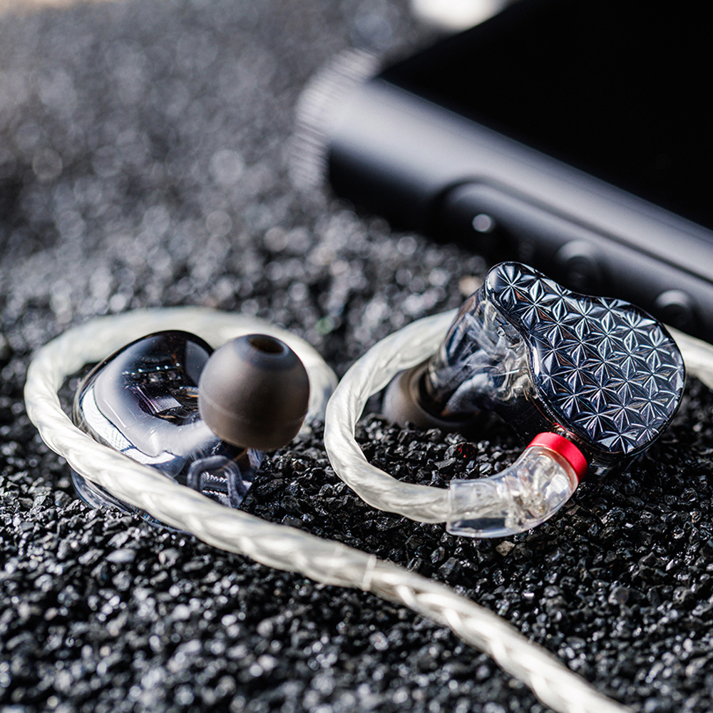 FIIO FA9 - Cuffie (In-ear, Nero/Trasparente)