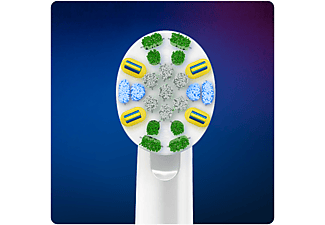 Recambio para cepillo dental - Oral-B, FlossAction, con Tecnología CleanMaximiser, Pack De 3, blanco