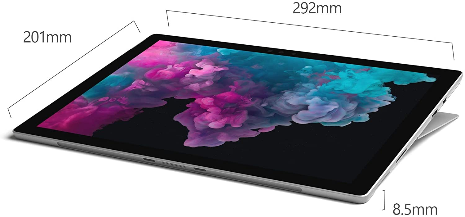 Convertible 2 en 1 - Microsoft Surface Pro 6, 12.3", Intel® Core™ i7-8650U, 16 GB, 512 SSD, W10 Pro, Negro